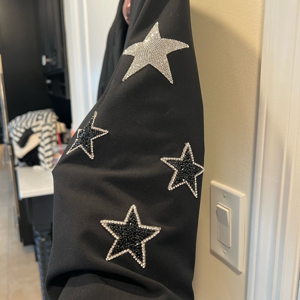 Custom Made Plus Size Scull Blazer In Rinstones - image 6